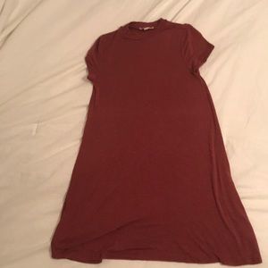maroon dress